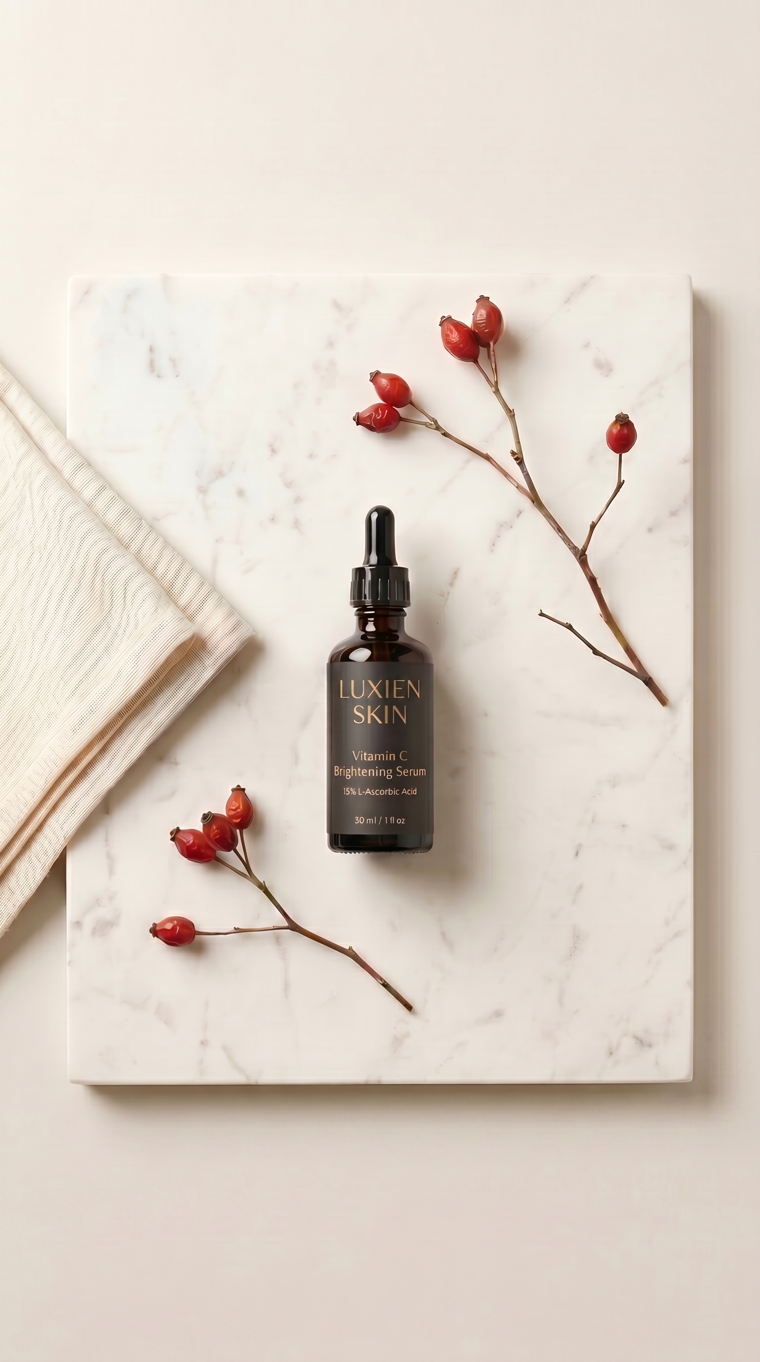 Luxien Skin overhead product shot
