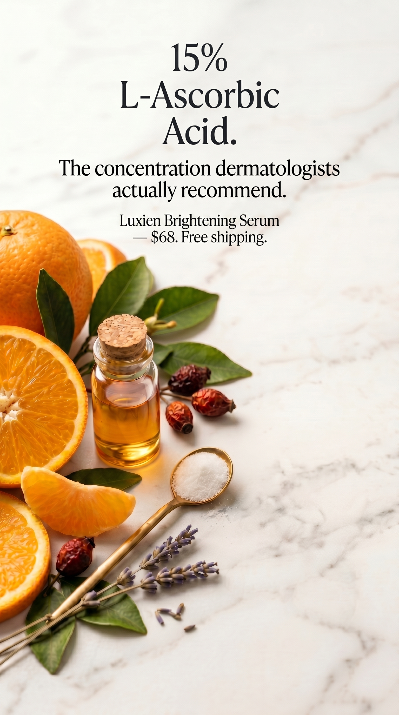 Luxien Skin ingredient callout